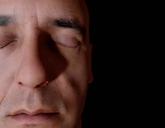 A close-up of a person's face

AI-generated content may be incorrect.