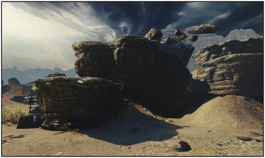 A rock formation in a desert

AI-generated content may be incorrect.